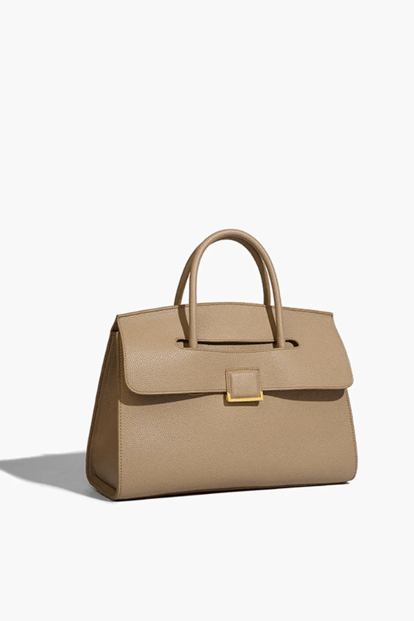 Lucia Crescent Bag - PU Leather & Nylon Shoulder Bag - Image 3