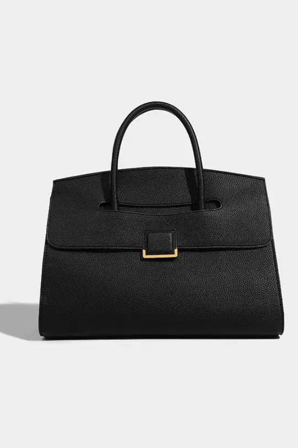 Lucia Crescent Bag - PU Leather & Nylon Shoulder Bag - Image 9
