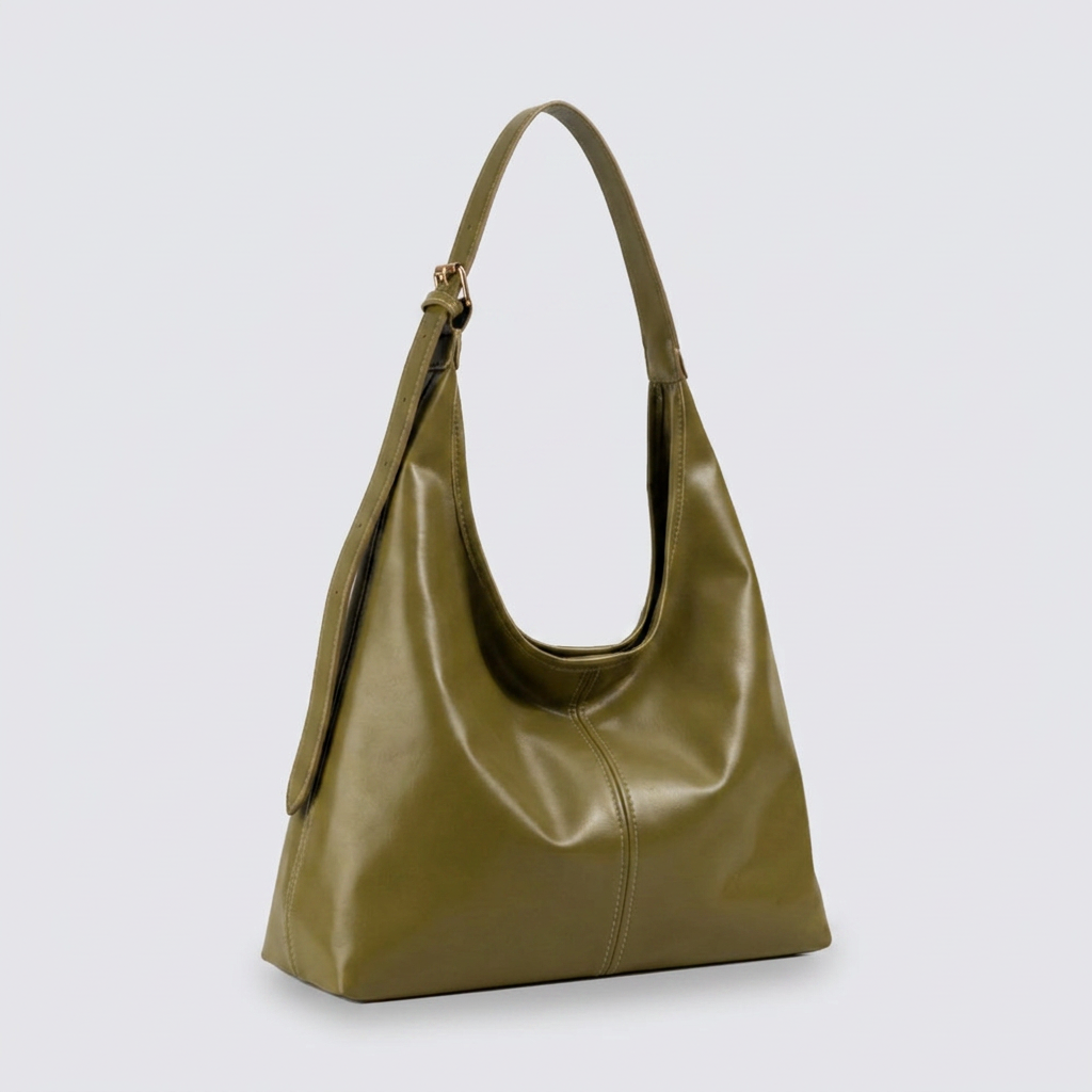 Celia Hobo Bag - PU Leather Spacious Carry