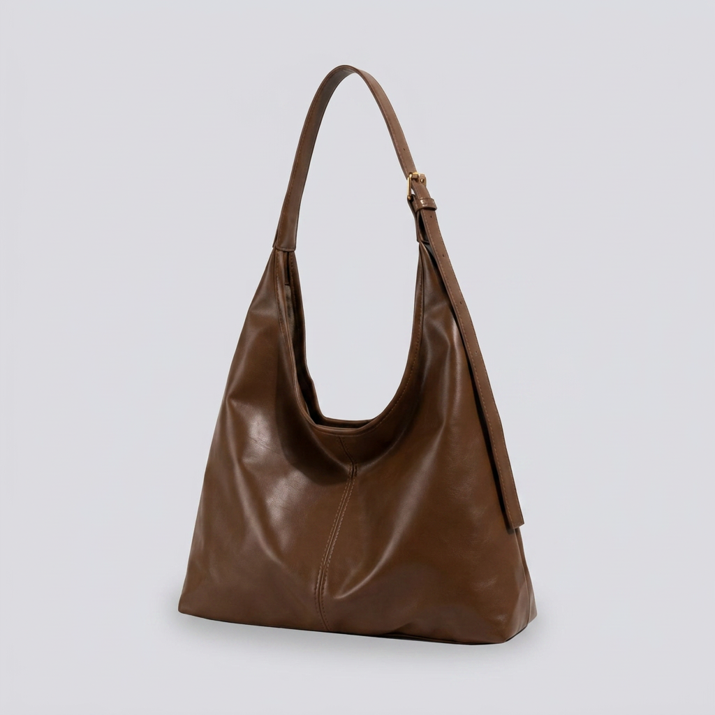 Celia Hobo Bag - PU Leather Spacious Carry - Image 7