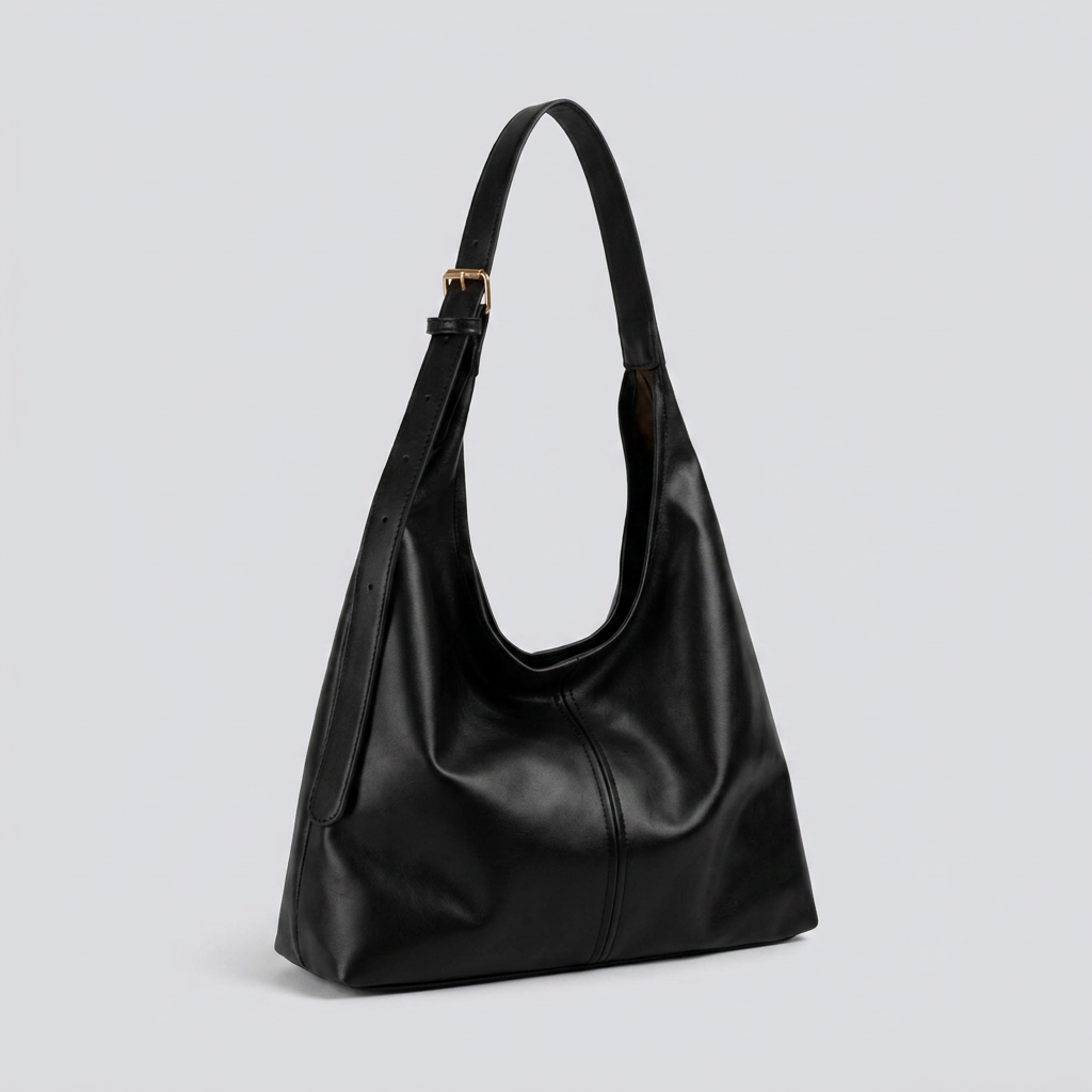 Celia Hobo Bag - PU Leather Spacious Carry - Image 4