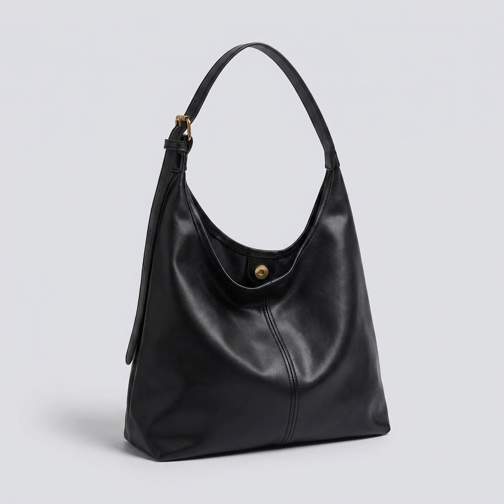 Celia Hobo Bag - PU Leather Spacious Carry - Image 6