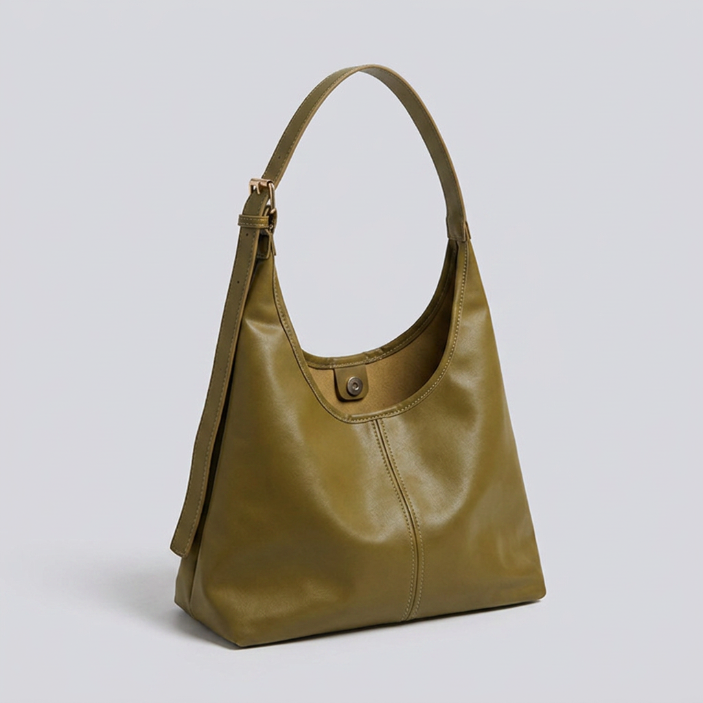 Celia Hobo Bag - PU Leather Spacious Carry - Image 3