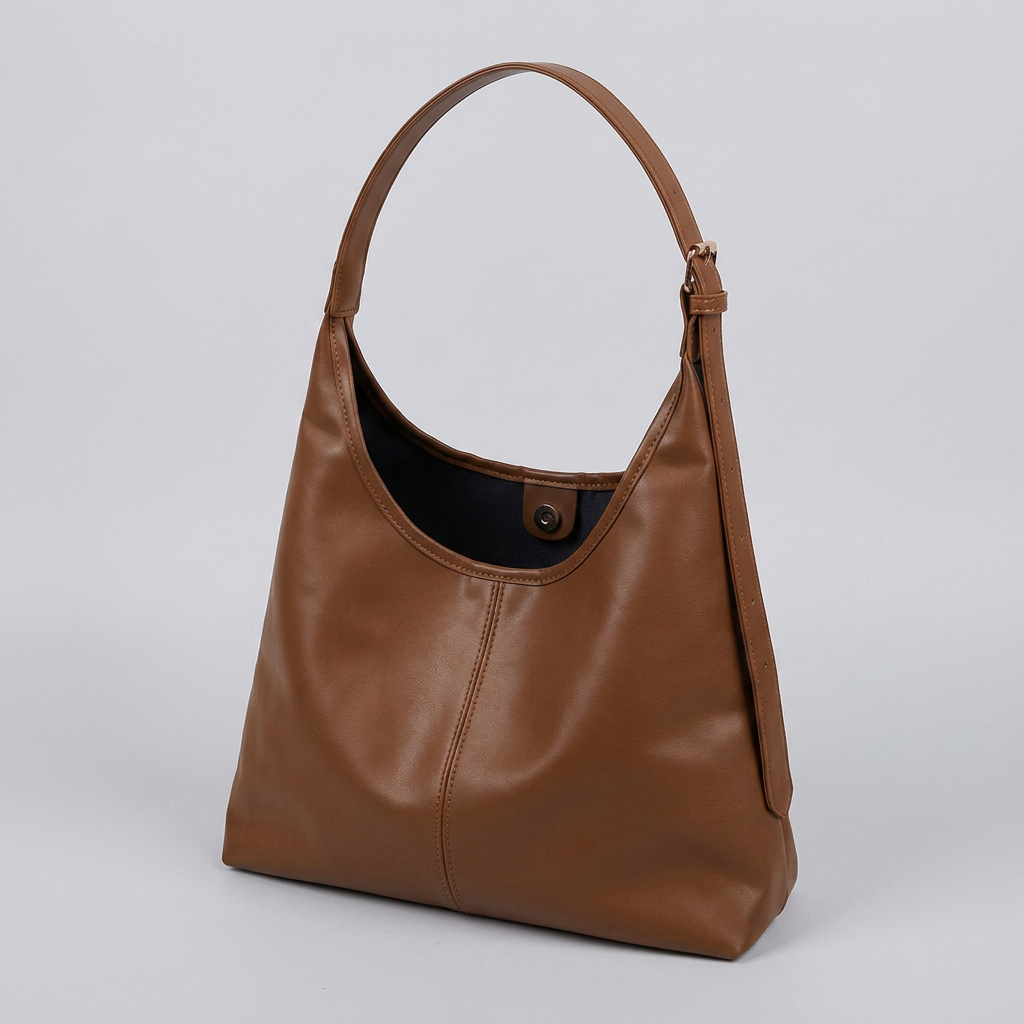 Celia Hobo Bag - PU Leather Spacious Carry - Image 9