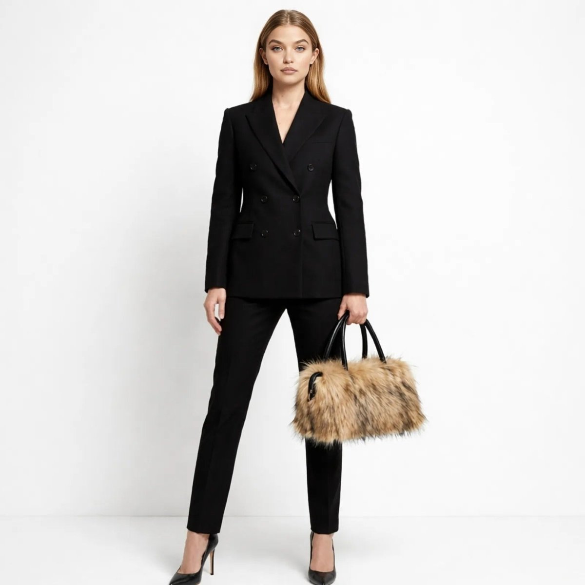 Willowbrook Tote Bag - Luxurious Faux Fur Everyday Carry - Image 3